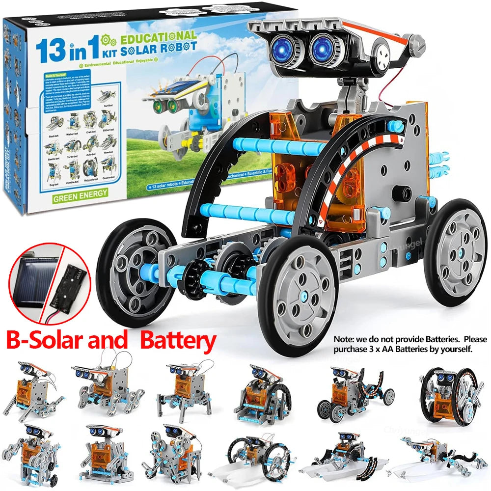 Eğitici STEM Güneş Enerjili Kendin Yap Robot Kitleri