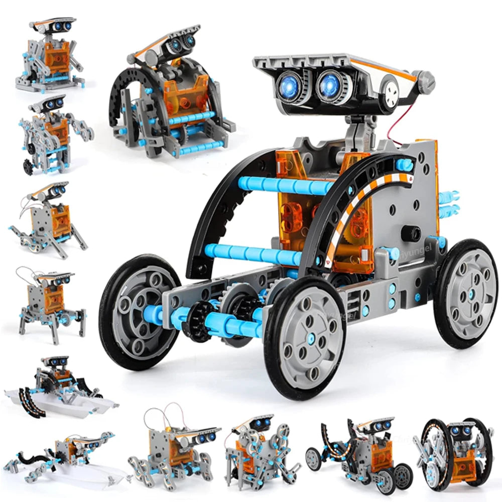 Eğitici STEM Güneş Enerjili Kendin Yap Robot Kitleri